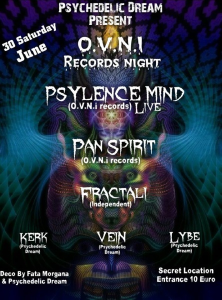Psychedelic Dream Presents: OVNI Records Night