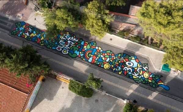 1o Outta Climate Festival: Το μεγαλύτερο Asphalt Art στην Ελλάδα είναι γεγονός