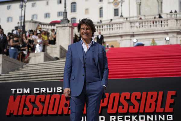 Ο Τομ Κρουζ στην παγκόσμια πρεμιέρα της καινούριας ταινίας mission impossible