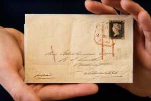 Σε δημοπρασία η πρώτη επιστολή που στάλθηκε με γραμματόσημο πριν από 183 χρόνια