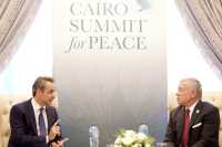 Κάιρο: Συνάντηση Μητσοτάκη με τον βασιλιά της Ιορδανίας