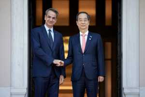 Κ. Μητσοτάκης προς Νοτιοκορεάτη πρωθυπουργό: Να ενισχύσουμε περαιτέρω τους οικονομικούς μας δεσμούς