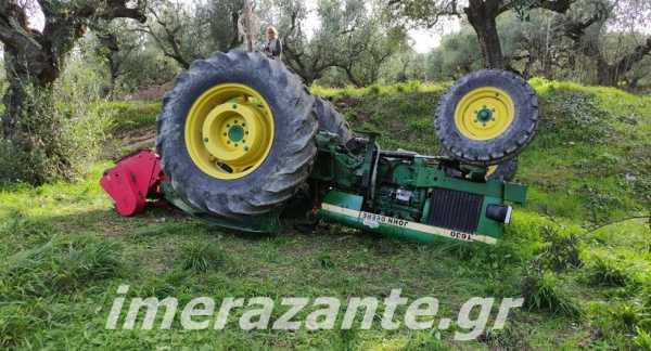 Ζάκυνθος: Νεκρός 53χρονος αγρότης- Καταπλακώθηκε από τρακτέρ