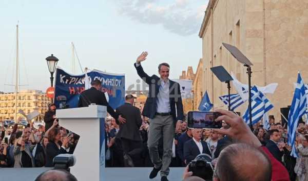 Κ. Μητσοτάκης από Χανιά: Στις 22 Μαίου όλη η Κρήτη θα είναι γαλάζια | φωτό και βίντεο