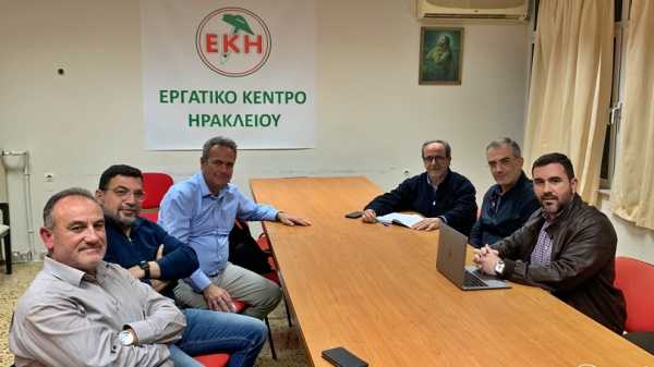 Συνάντηση εκπροσώπων του ΣΥΡΙΖΑ – Π.Σ. Ηρακλείου με εκπροσώπους του Σωματείου Ιατρικών Επισκεπτών Κρήτης