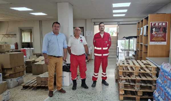 Συγκινητική η ανταπόκριση των πολιτών στο κάλεσμα του Εργατικού Κέντρου Ηρακλείου για την αποστολή ανθρωπιστικής βοήθειας στην Θεσσαλία