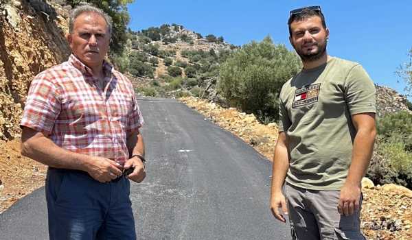 Κρήτη: Ολοκληρώθηκε η ασφαλτόστρωση στον δρόμο Ρίζα- Καρύδι της Κοινότητας των Μύθων