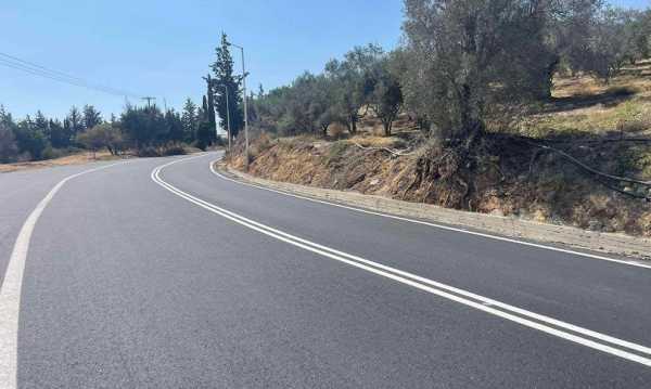 Μεσαρά: Ολοκληρώθηκαν τα έργα βελτίωσης της οδικής ασφάλειας στο τμήμα Μοιρών – Τυμπακίου