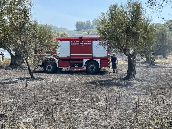 Πολύ υψηλός κίνδυνος πυρκαγιάς για περιοχές των Περιφερειών Πελοποννήσου και Δυτικής Ελλάδας