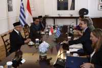Συνάντηση Κ. Μητσοτάκη με Αντιπρόεδρο της Δημοκρατίας της Ινδονησίας
