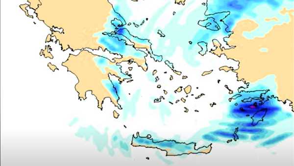 Τοπικές βροχές σήμερα στην Κρήτη | Οι πρώτες ενδείξεις για τον καιρό της 25ης Μαρτίου