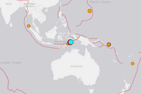Ινδονησία: Σεισμός 6,9 Ρίχτερ στη Θάλασσα Μπάντα